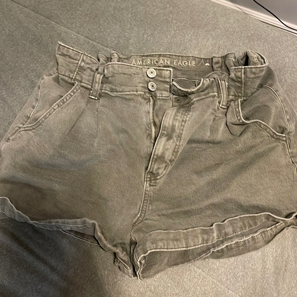 High rise mom shorts